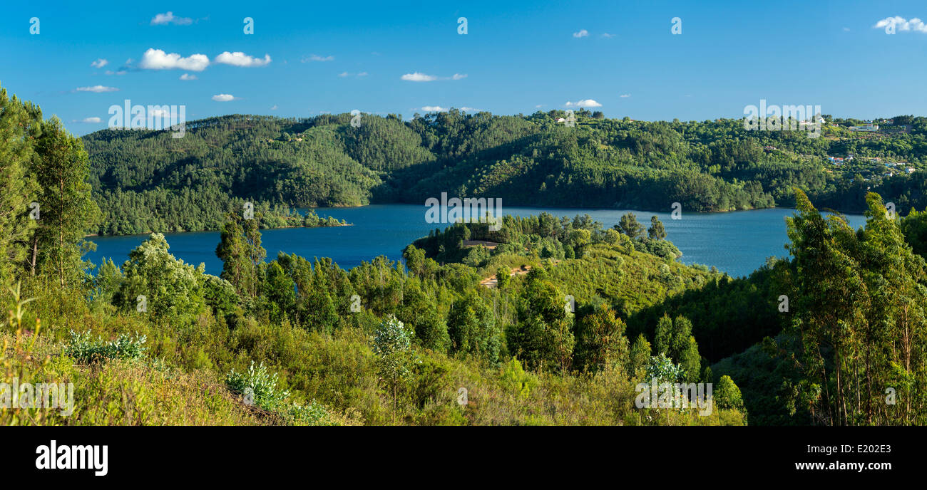 Barragem de Castelo de Bode lake near Tomar, Central Portugal Stock Photo Alamy