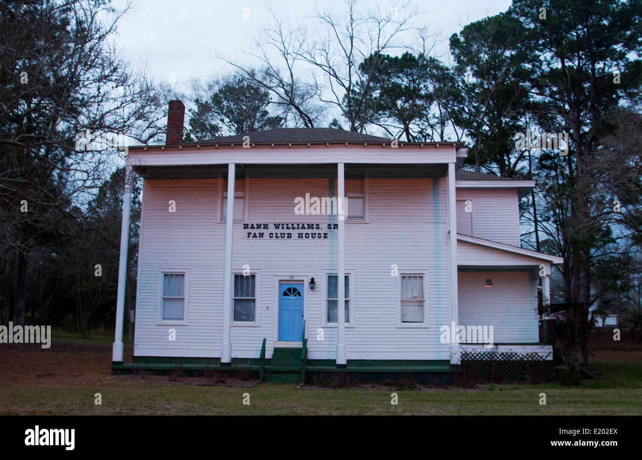 Alabama Hank Williams Sr Fan Club House in hometown with