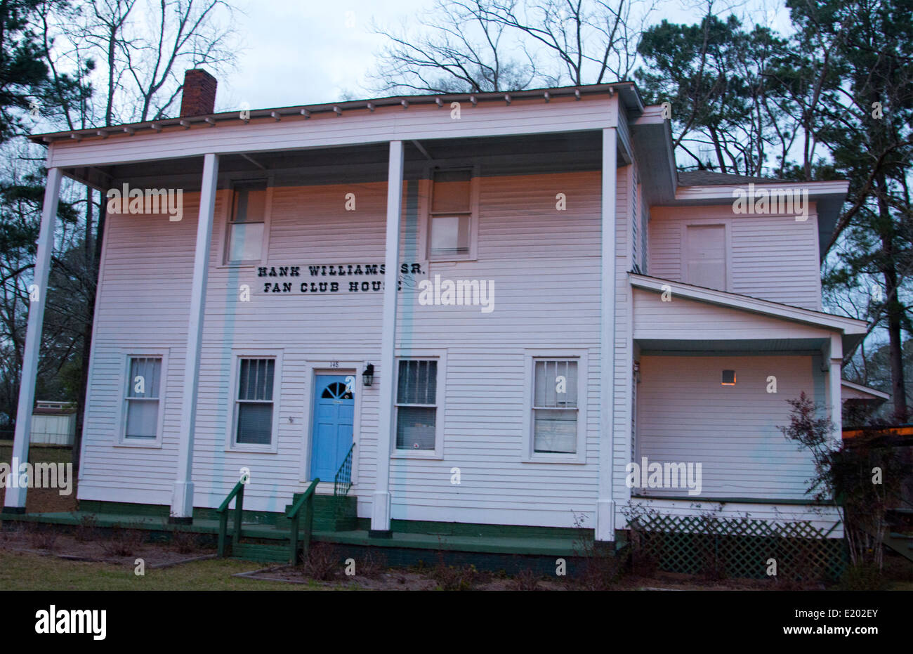 Alabama Hank Williams Sr Fan Club House in hometown with