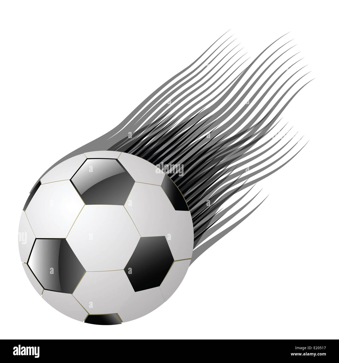 illustration with ball on a white background for your design Stock ...