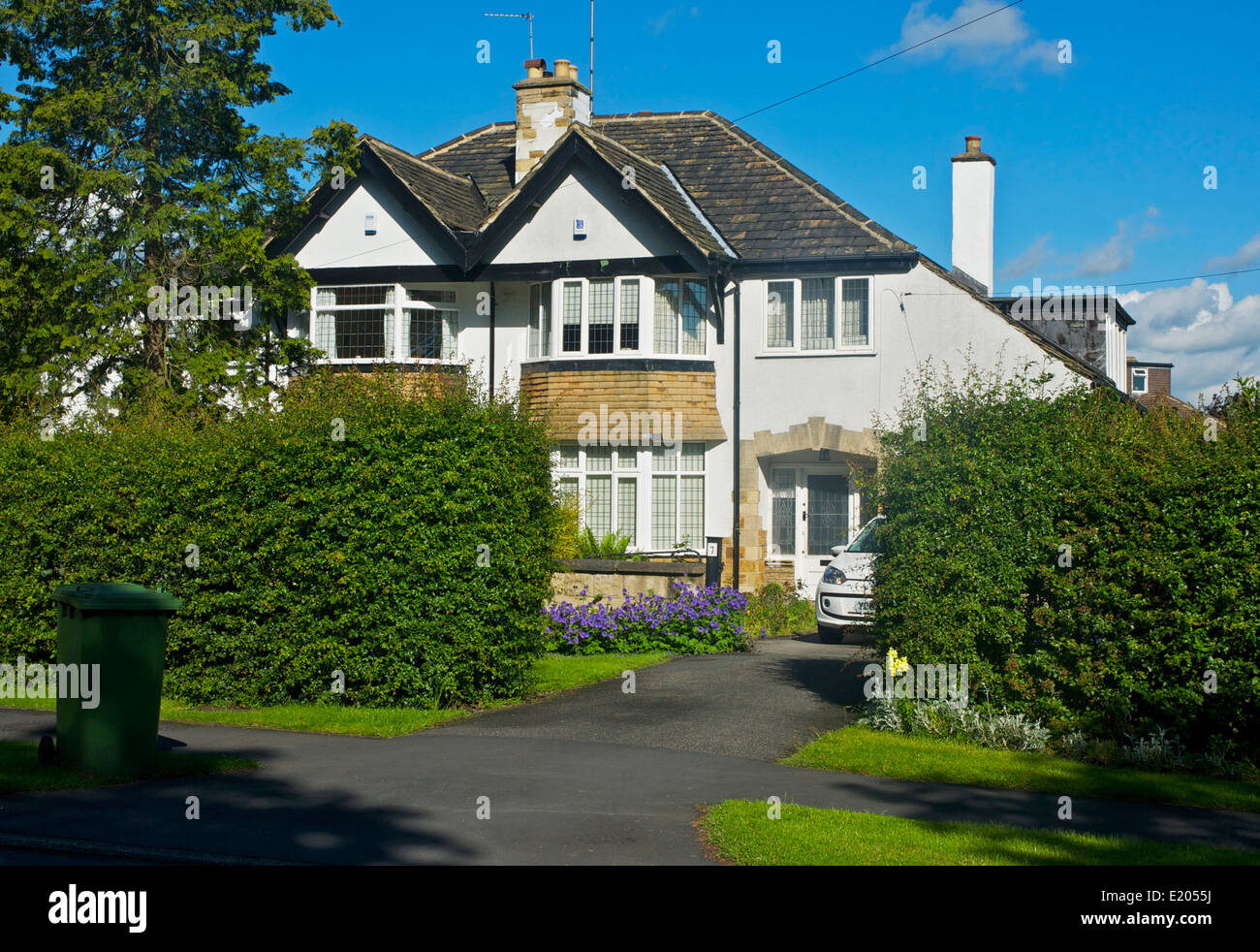 Semi Detached House England High Resolution Stock Photography and