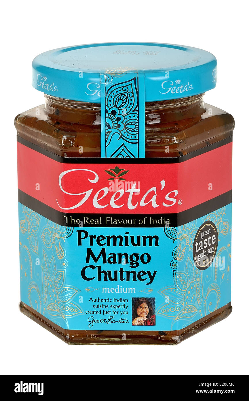 Download Jar Of Mango Chutney Stock Photo Alamy PSD Mockup Templates