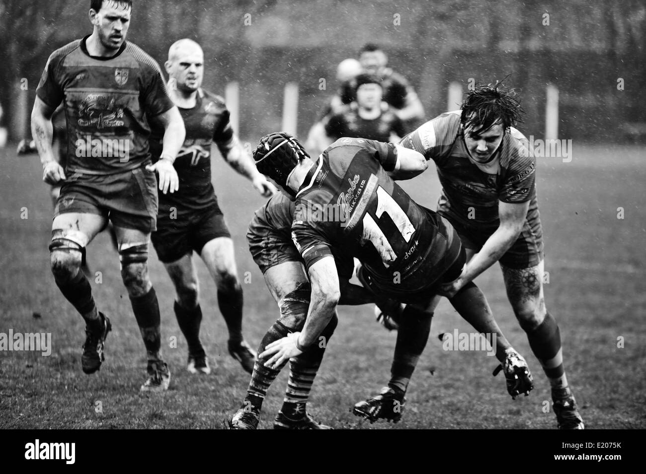 The Tackle.. Stock Photo