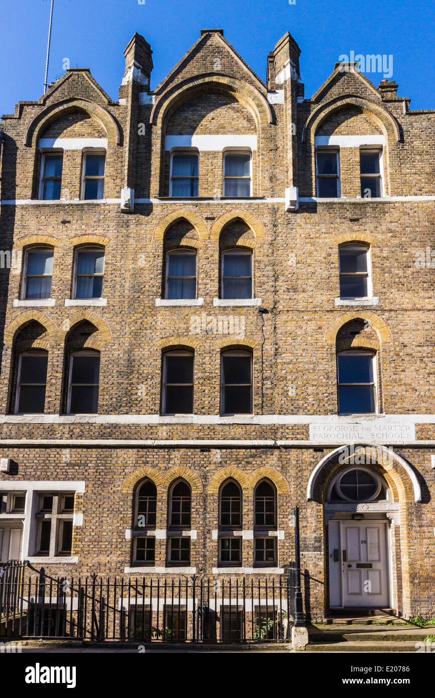 St.George the martyr school - London Stock Photo