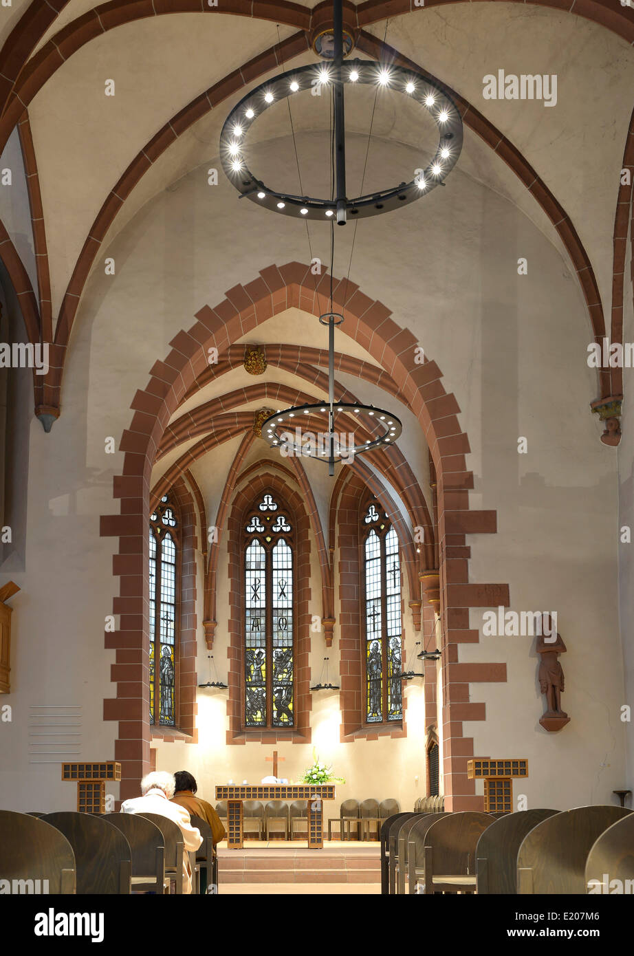 Choir, chancel, Alte Nikolaikirche church, Frankfurt am Main, Hesse