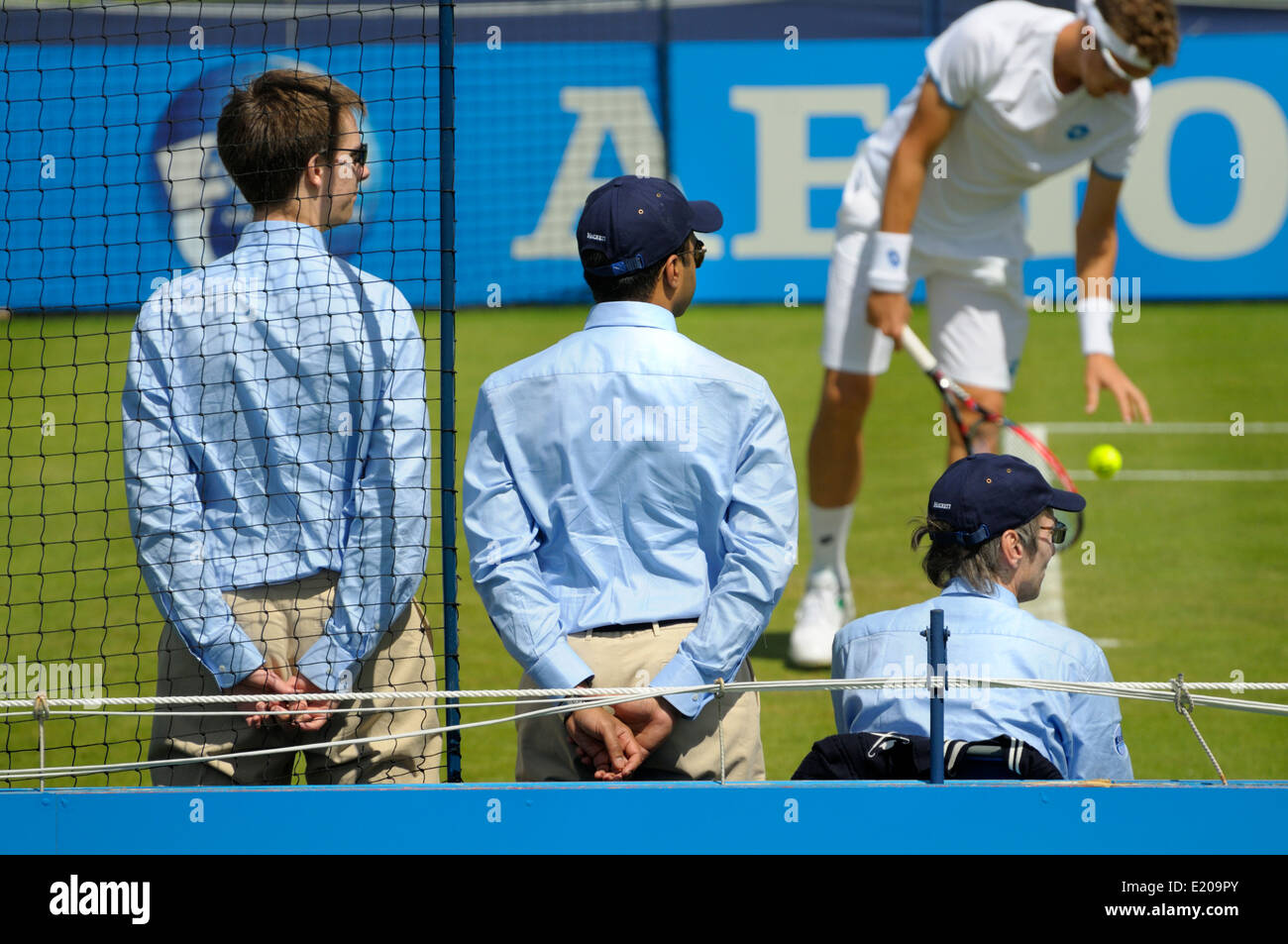 Line judges at the Aegon Tennis Championships, Queens Club, London