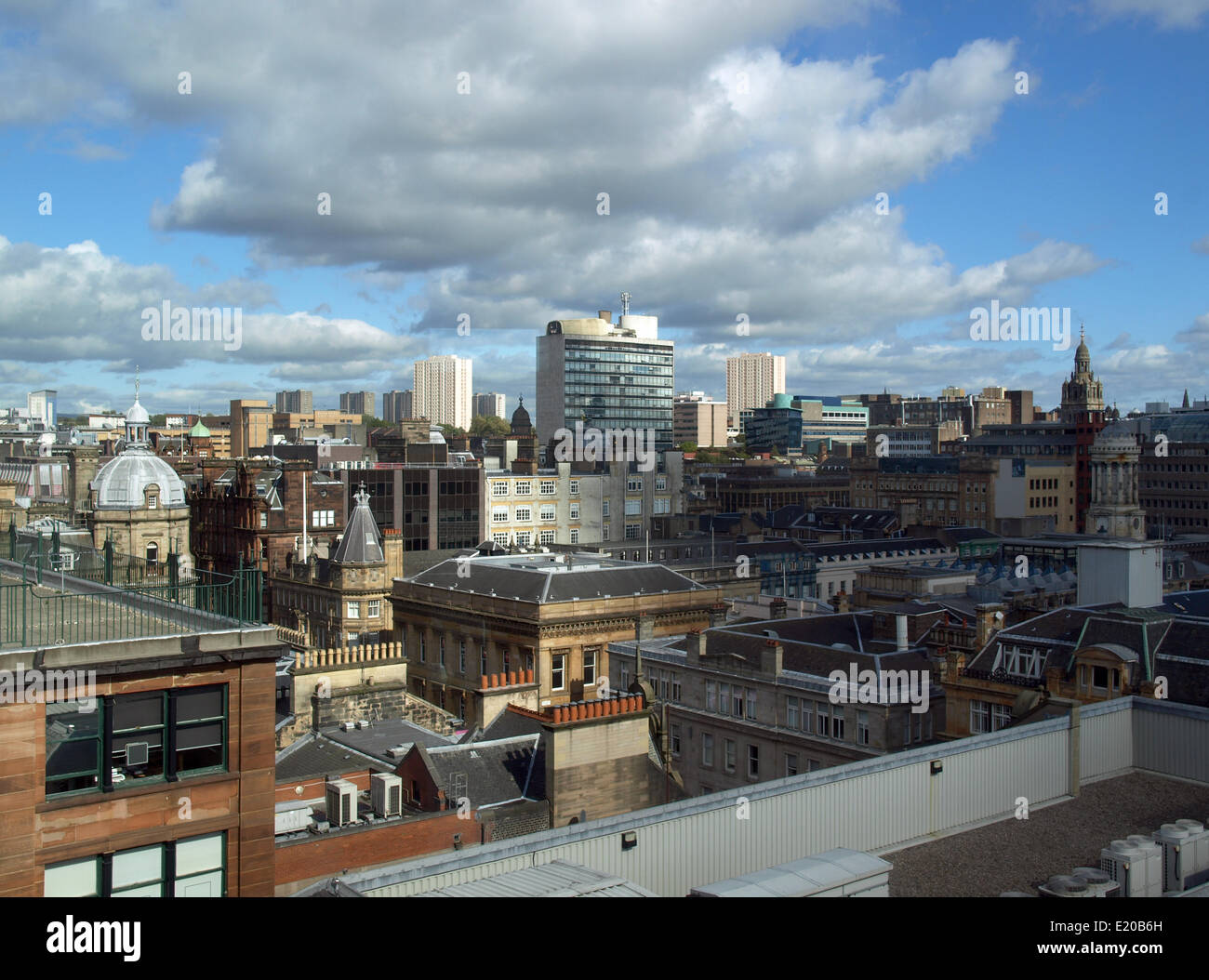 Aerial View Glasgow City Centre Stock Photos & Aerial View Glasgow City Centre Stock Images Alamy
