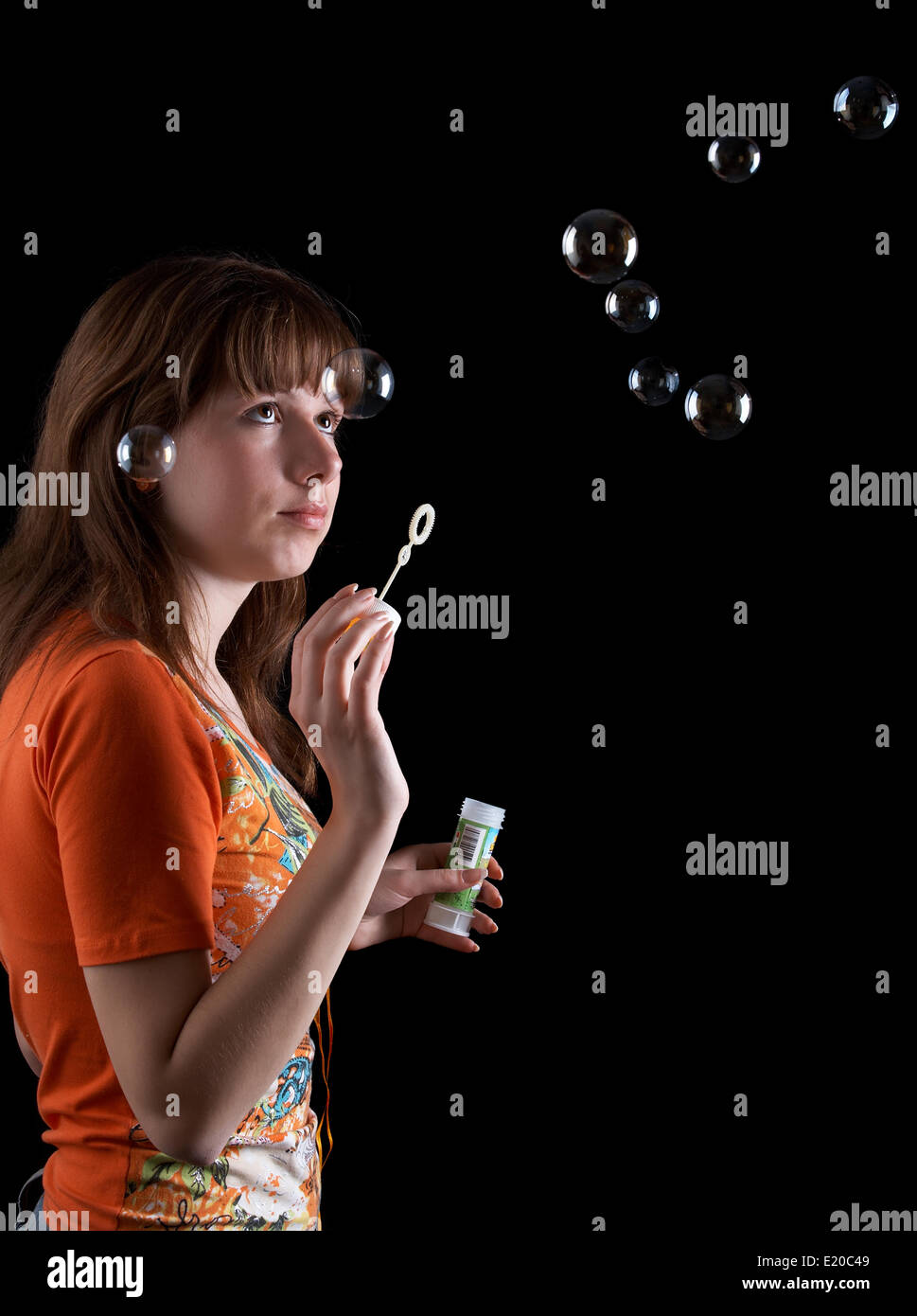 Girl With Bubbles Stock Photo Alamy girl-with-bubbles-stock-photo-alamy