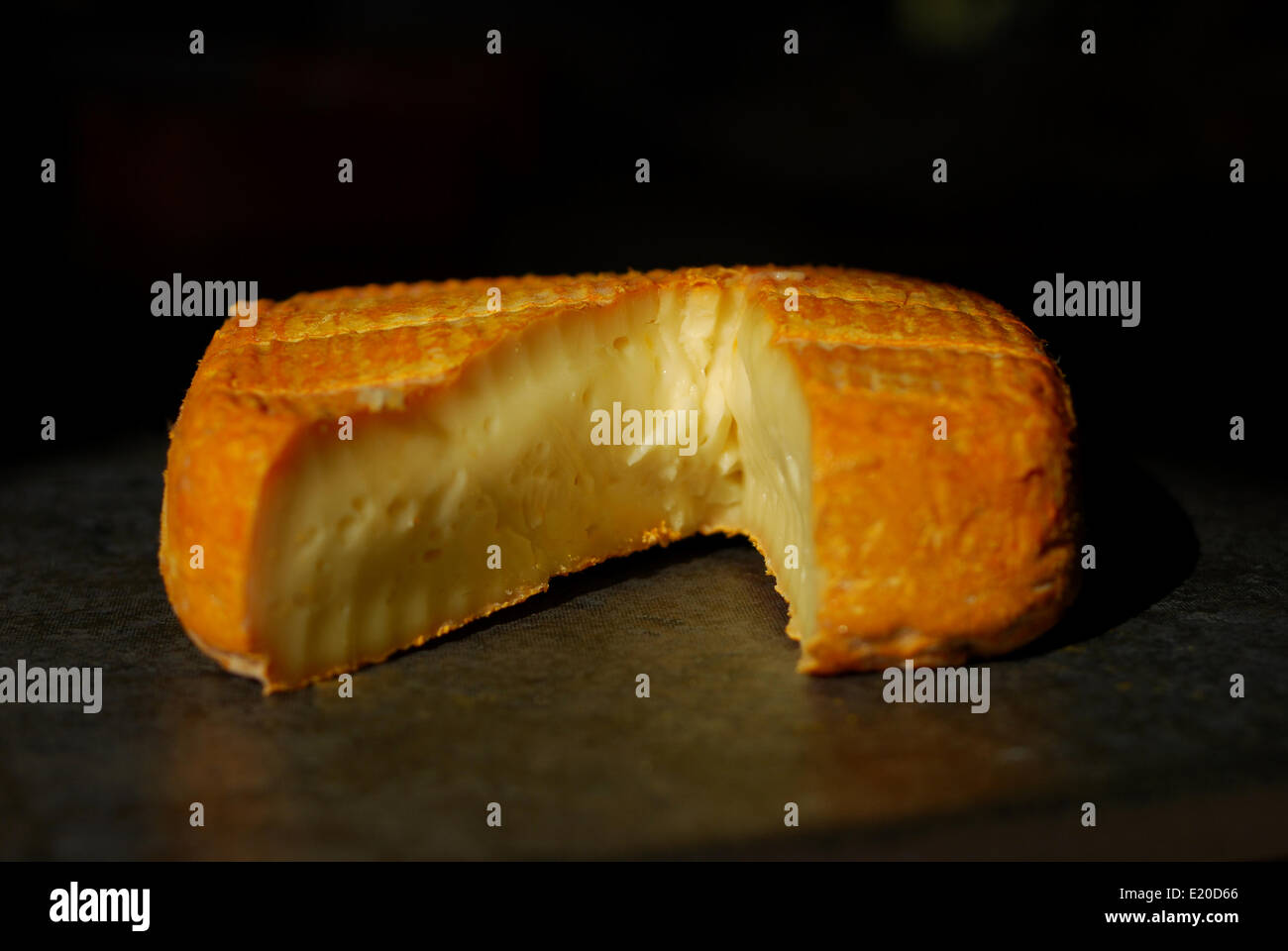 Mariolles cheese Stock Photo