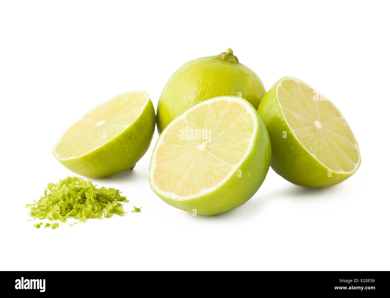Fresh lime and peel Stock Photo Alamy