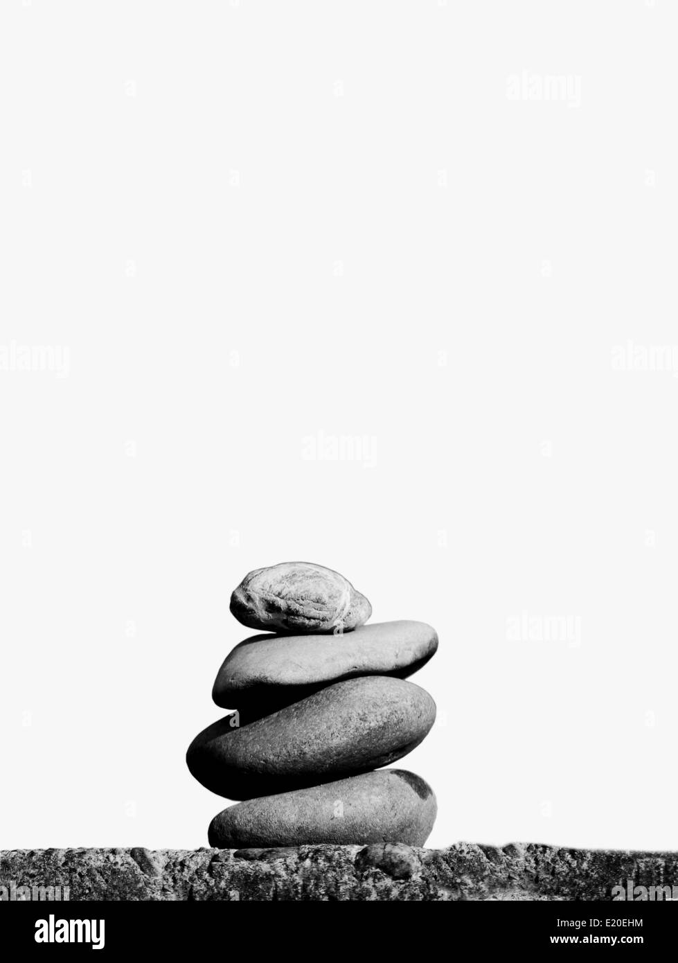 Stone balancing Stock Photo