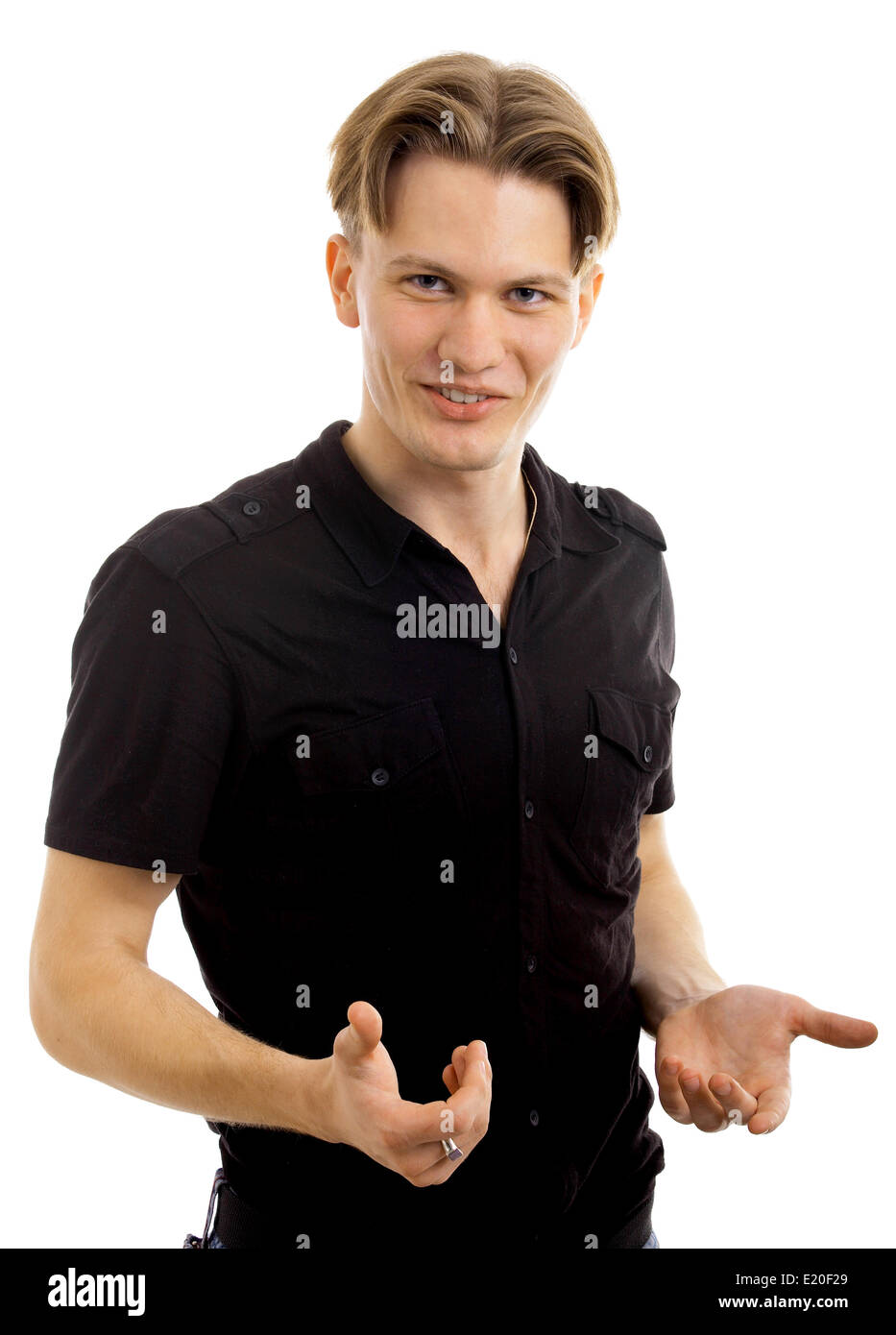 Portrait blond scandinavian man hi-res stock photography and images - Alamy
