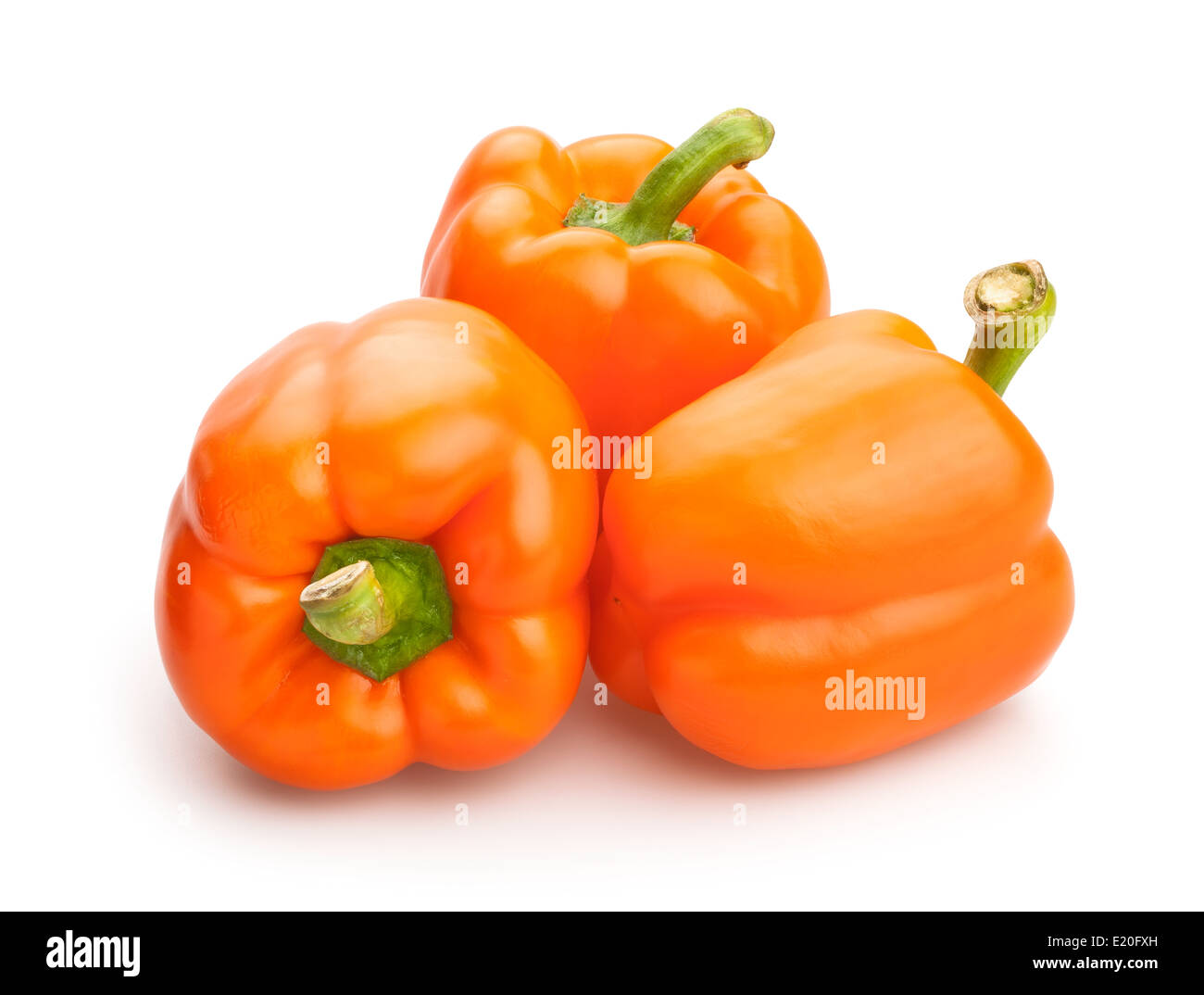 bell peppers isolated Stock Photo Alamy