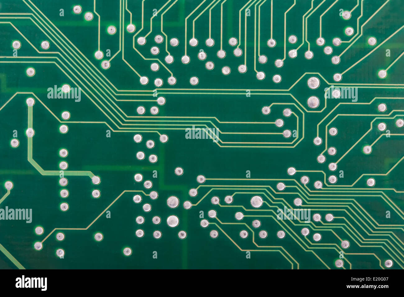 Green circuit board Stock Photo Alamy