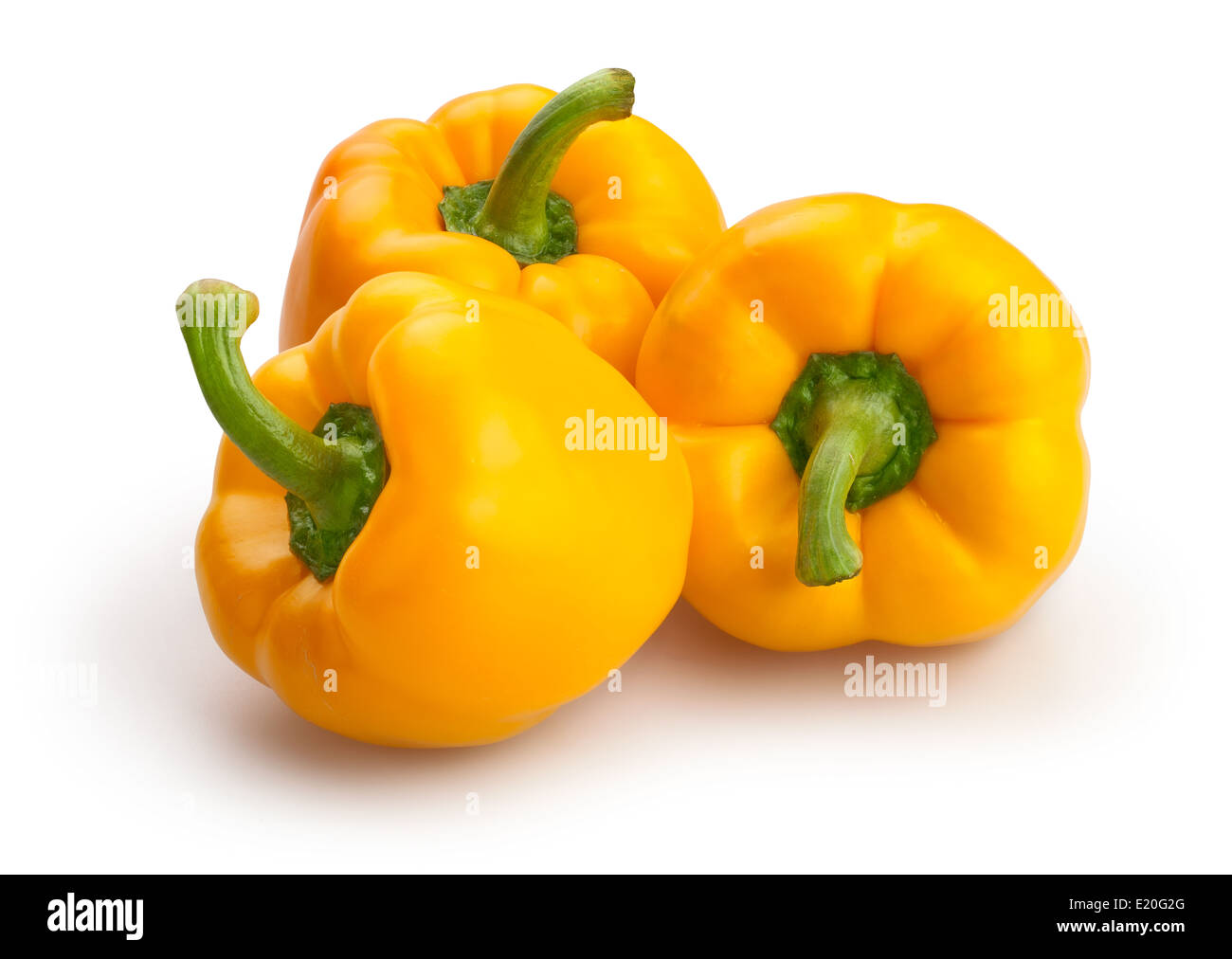 bell peppers isolated Stock Photo Alamy