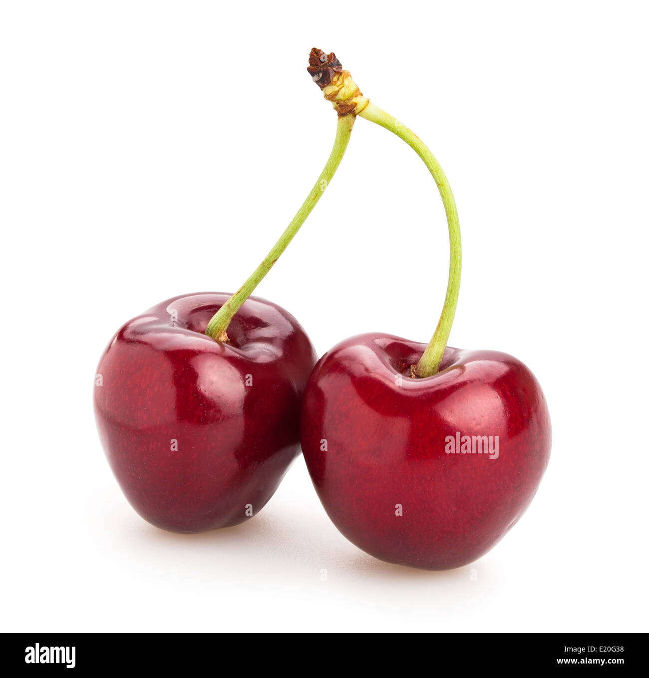 cherry isolated Stock Photo