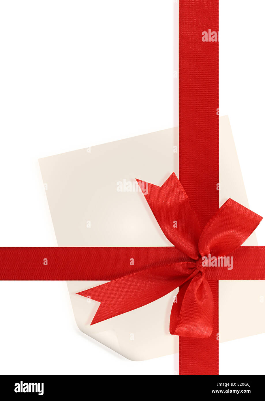 Big red bow Stock Photo Alamy