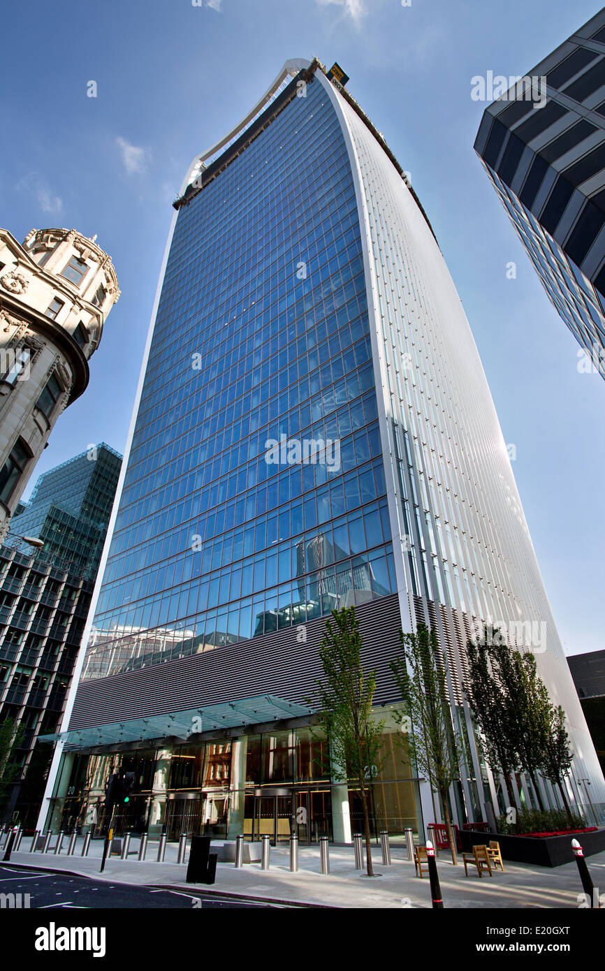 20 Fenchurch Street, London, buliding, also known as the Walkie-Talkie building. Stock Photo