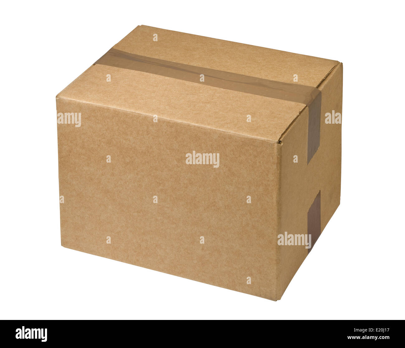 sealed  cardboard  box Stock Photo