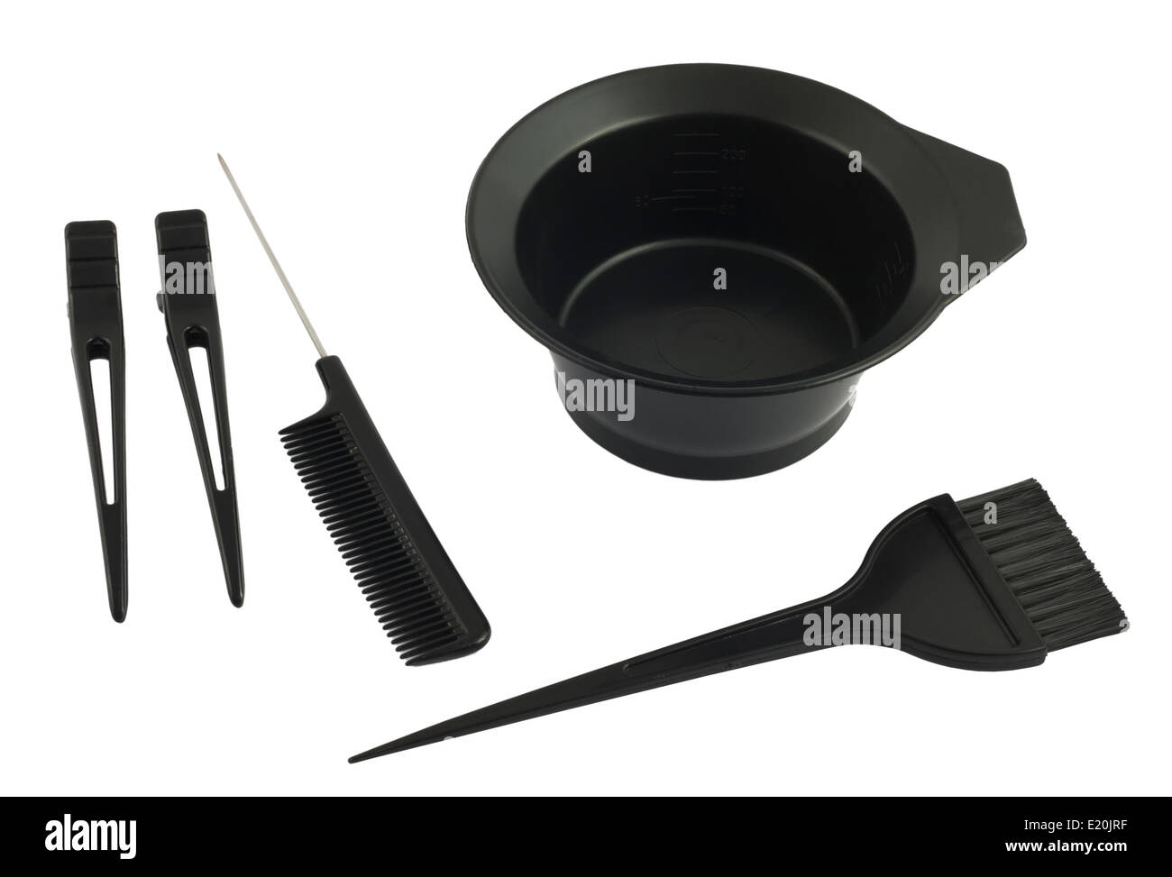 Hair dye kit Stock Photo