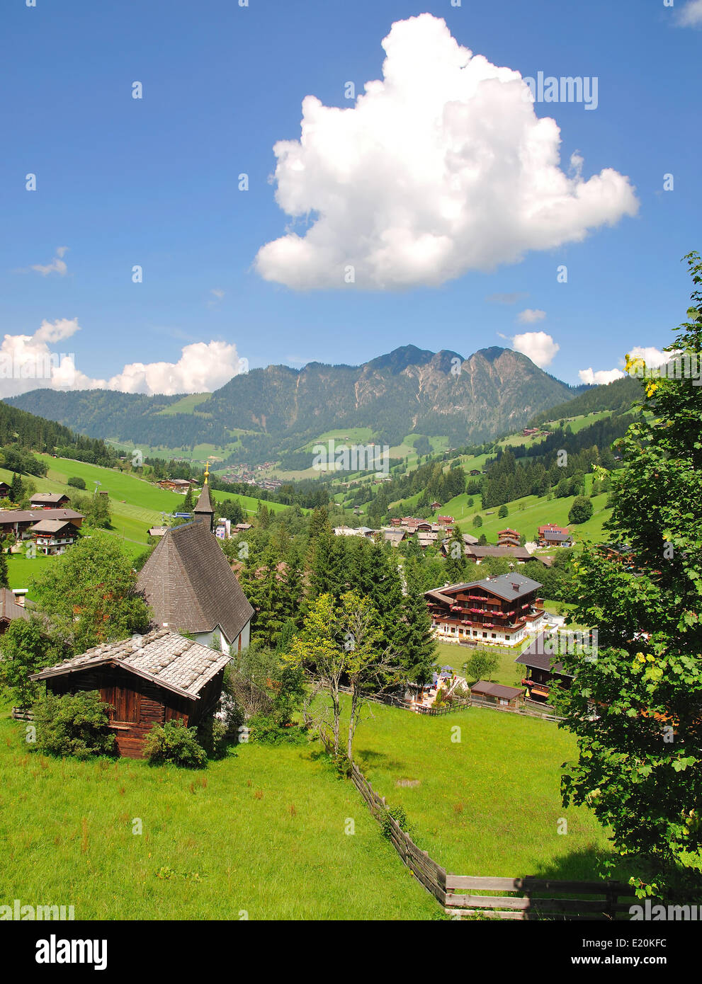 Inneralpbach,Tirol,Austria Stock Photo