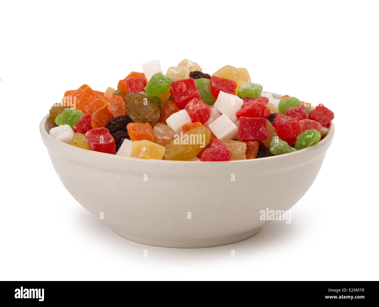 multicoloured candied fruits Stock Photo Alamy