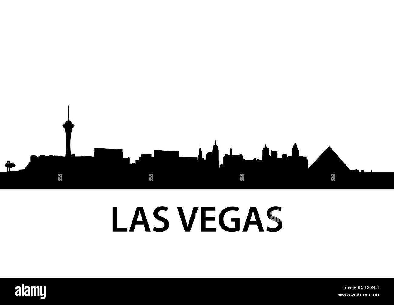 Skyline Las Vegas Stock Photo