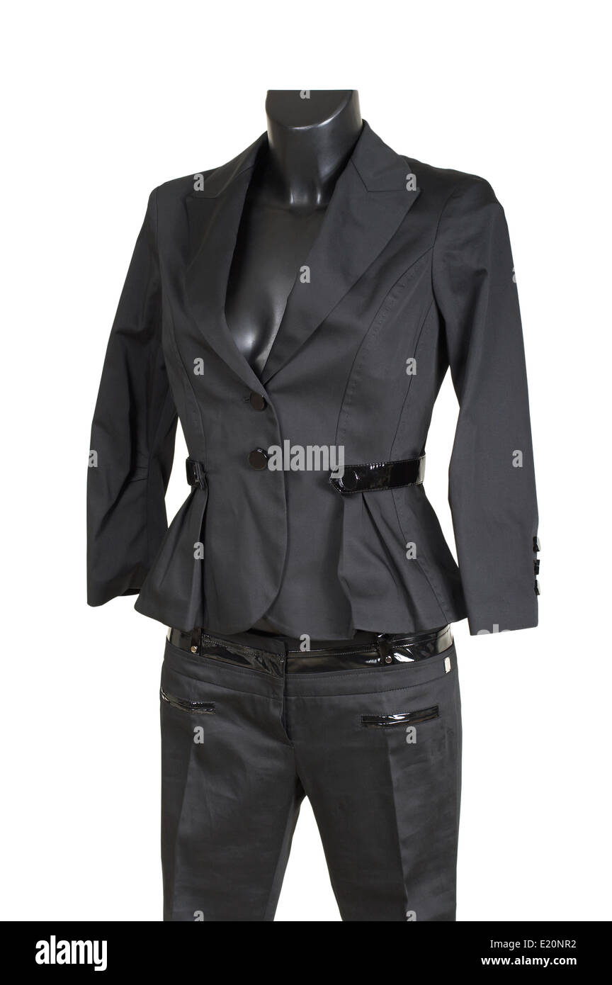 Female trouser suit Stock Photo