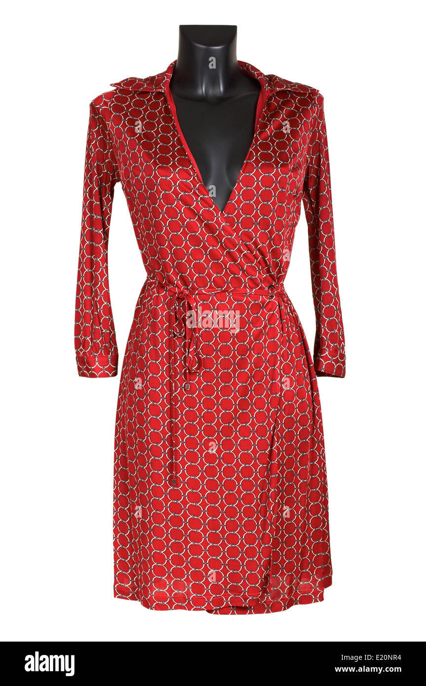 Female red dress Stock Photo