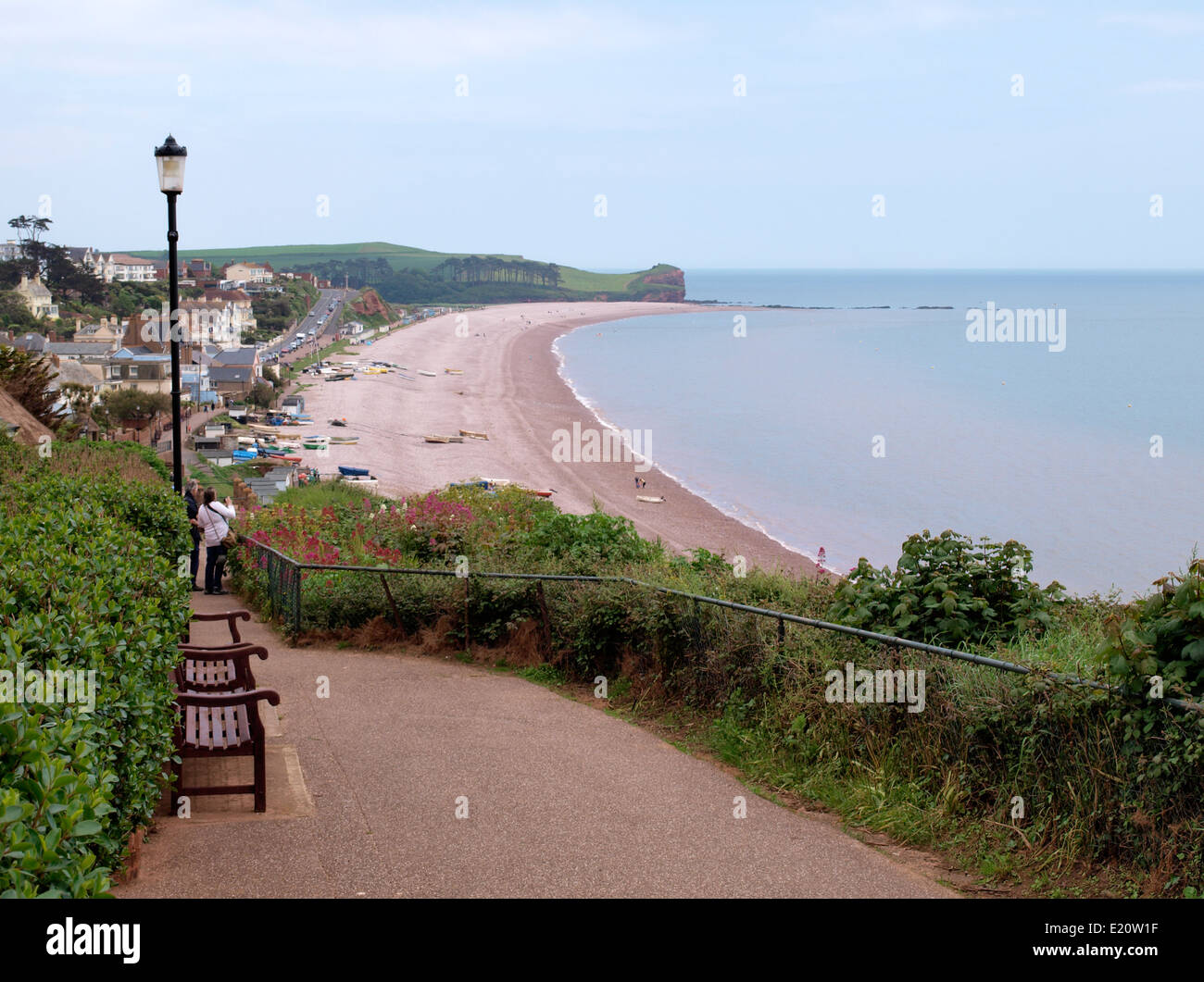 Budleigh Salterton, Devon, UK Stock Photo Alamy