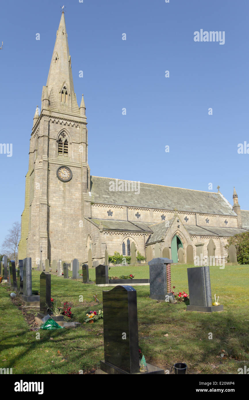 St. Peter's ,the parish church of Belmont, Lancashire. A typical