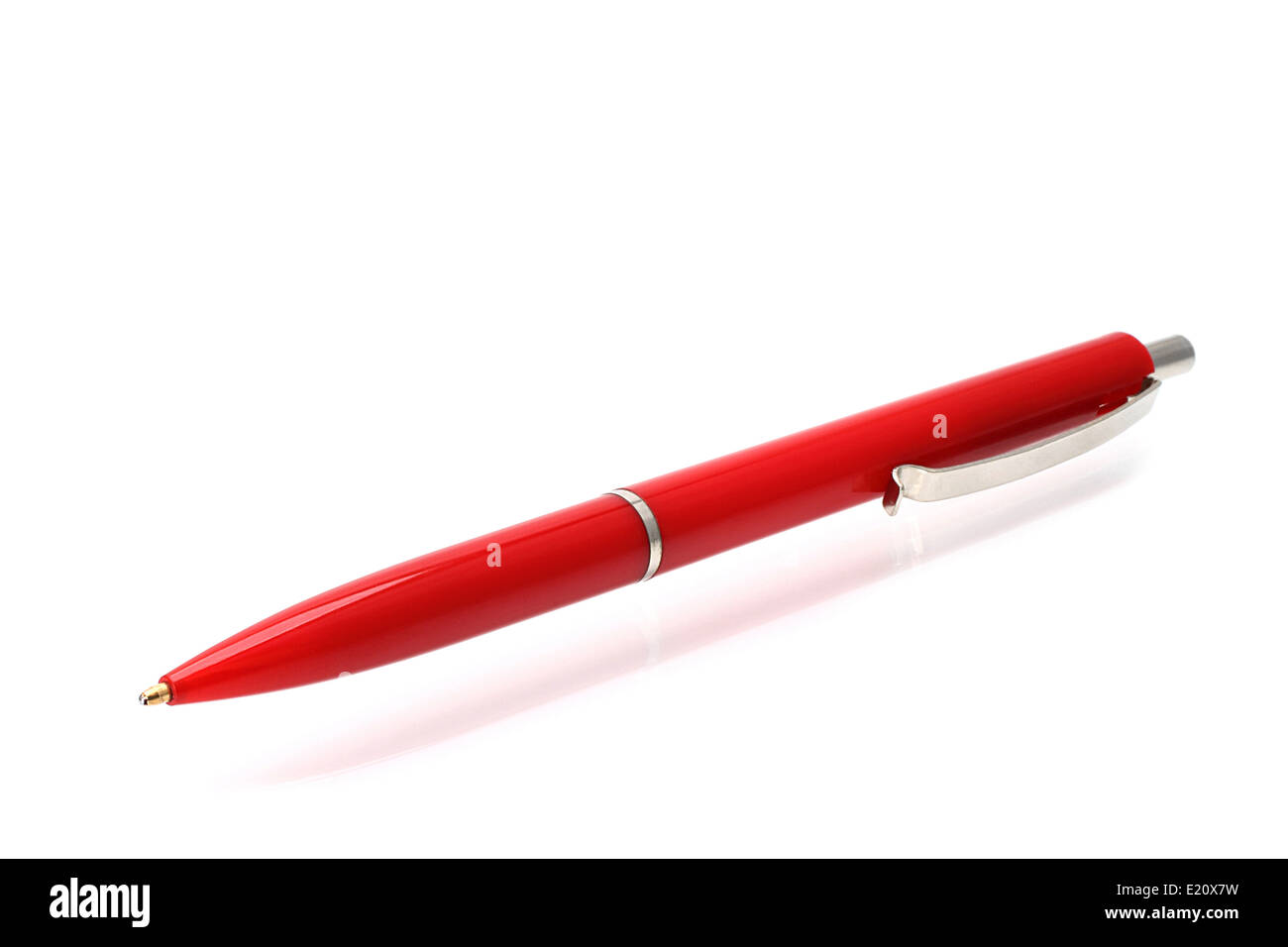 Ball pen on a white background Stock Photo - Alamy