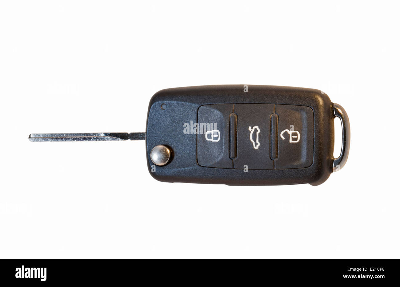 Modern Car Key isolated against White Background Stock Photo - Alamy