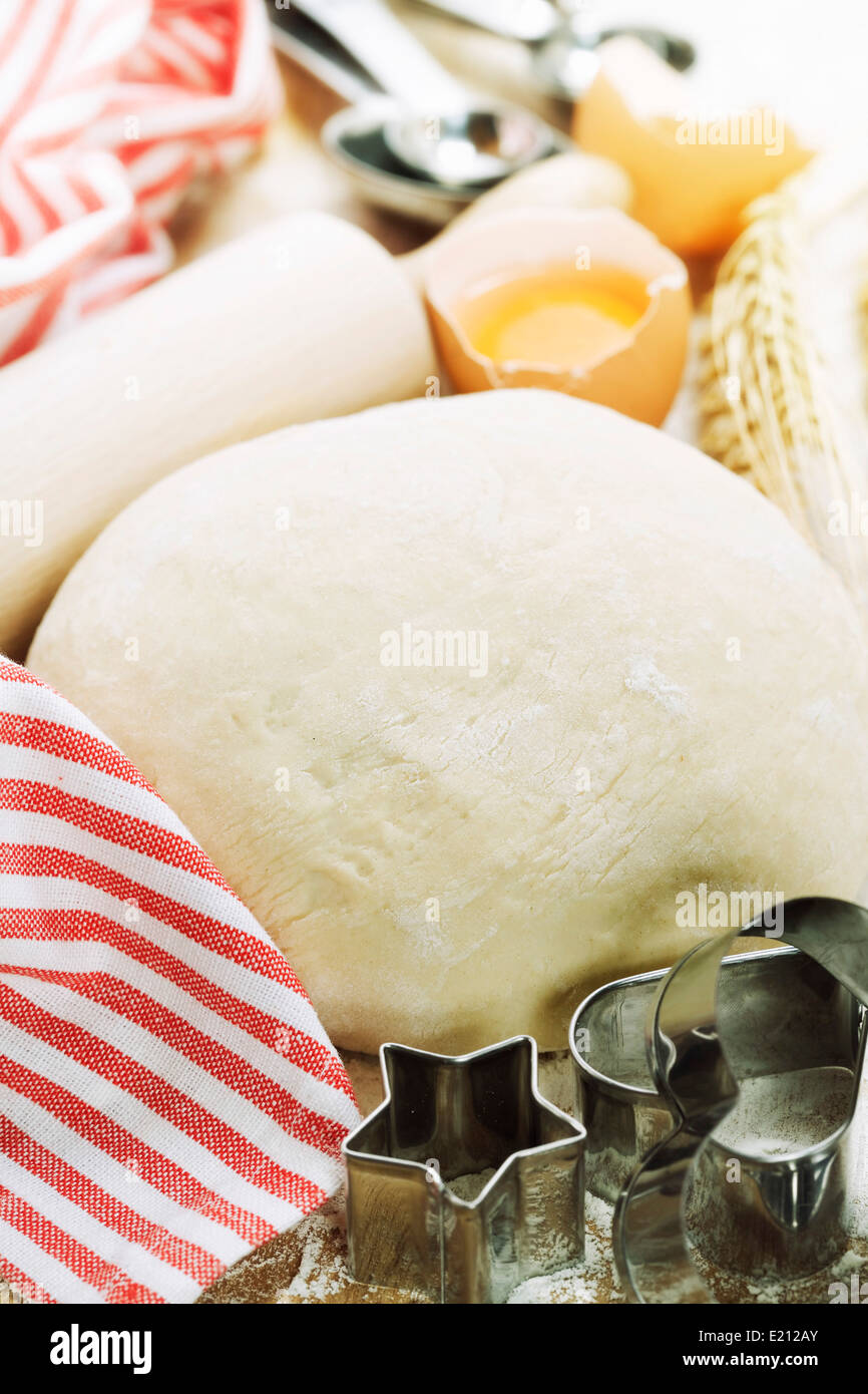 the process of baking cookies at home Stock Photo Alamy