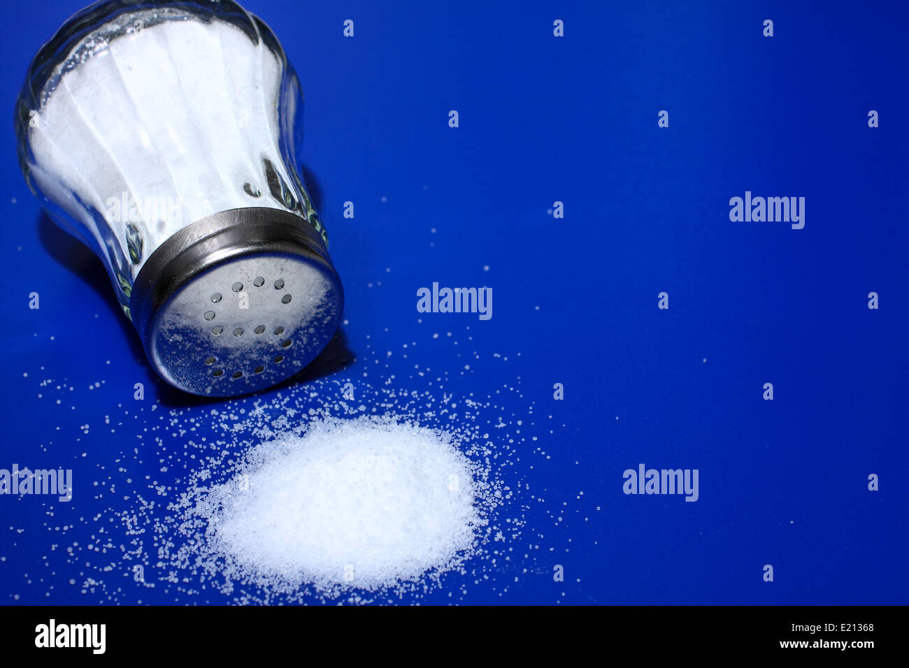 Close up of a salt pot Stock Photo Alamy