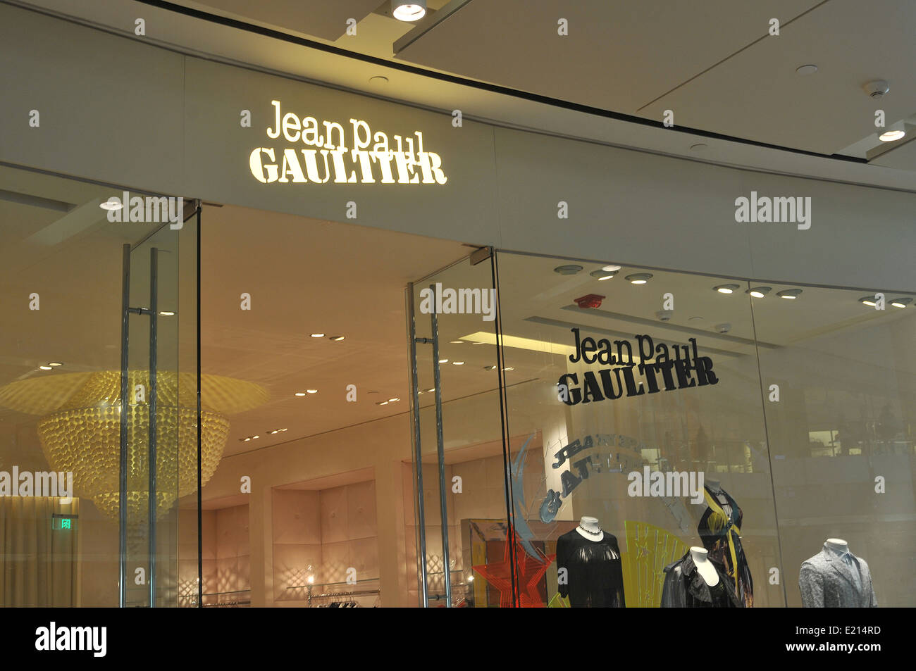 Jean Paul Gaultier boutique Ifc mall Pudong Shanghai China Stock Photo -  Alamy