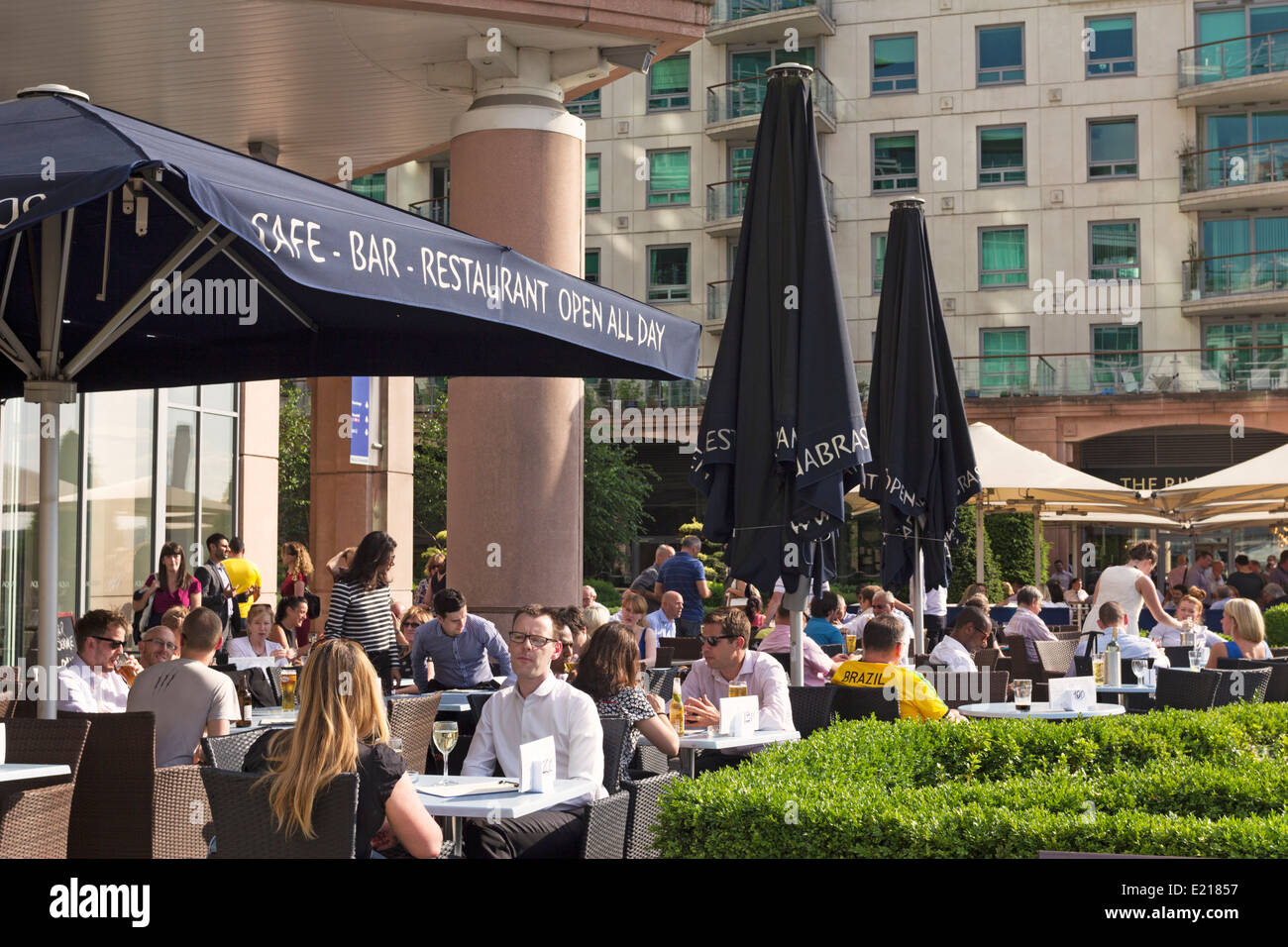 St George Wharf Apartment Complex - Vauxhall - London Stock Photo