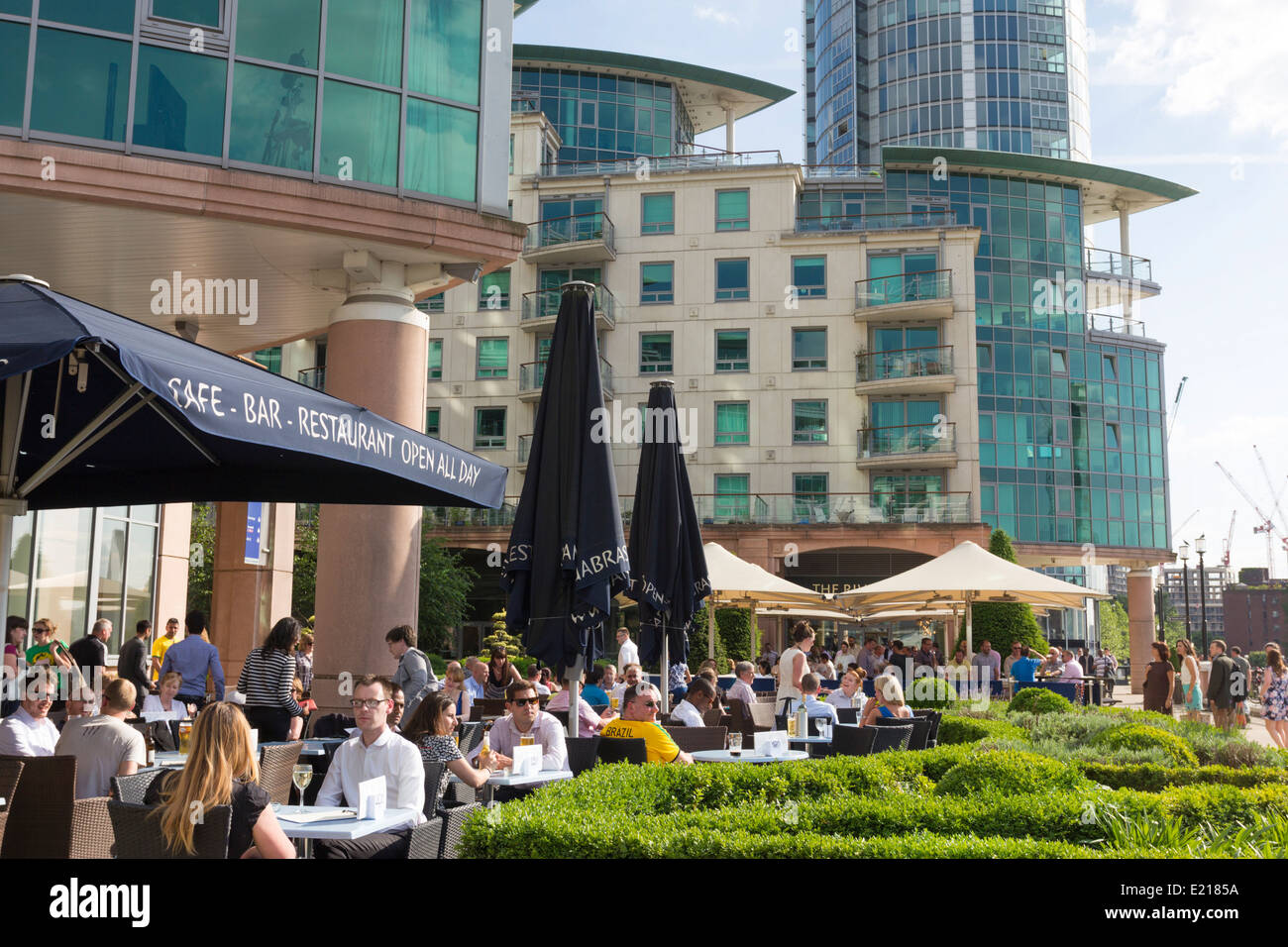 St George Wharf Apartment Complex - Vauxhall - London Stock Photo