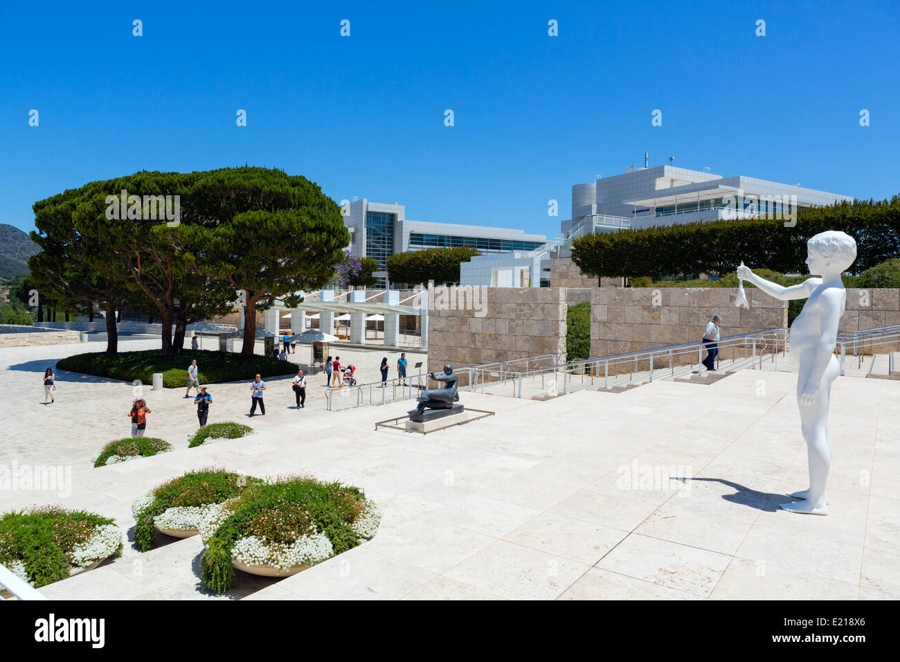 The Getty Center museum complex, Brentwood, Los Angeles, California, USA Stock Photo