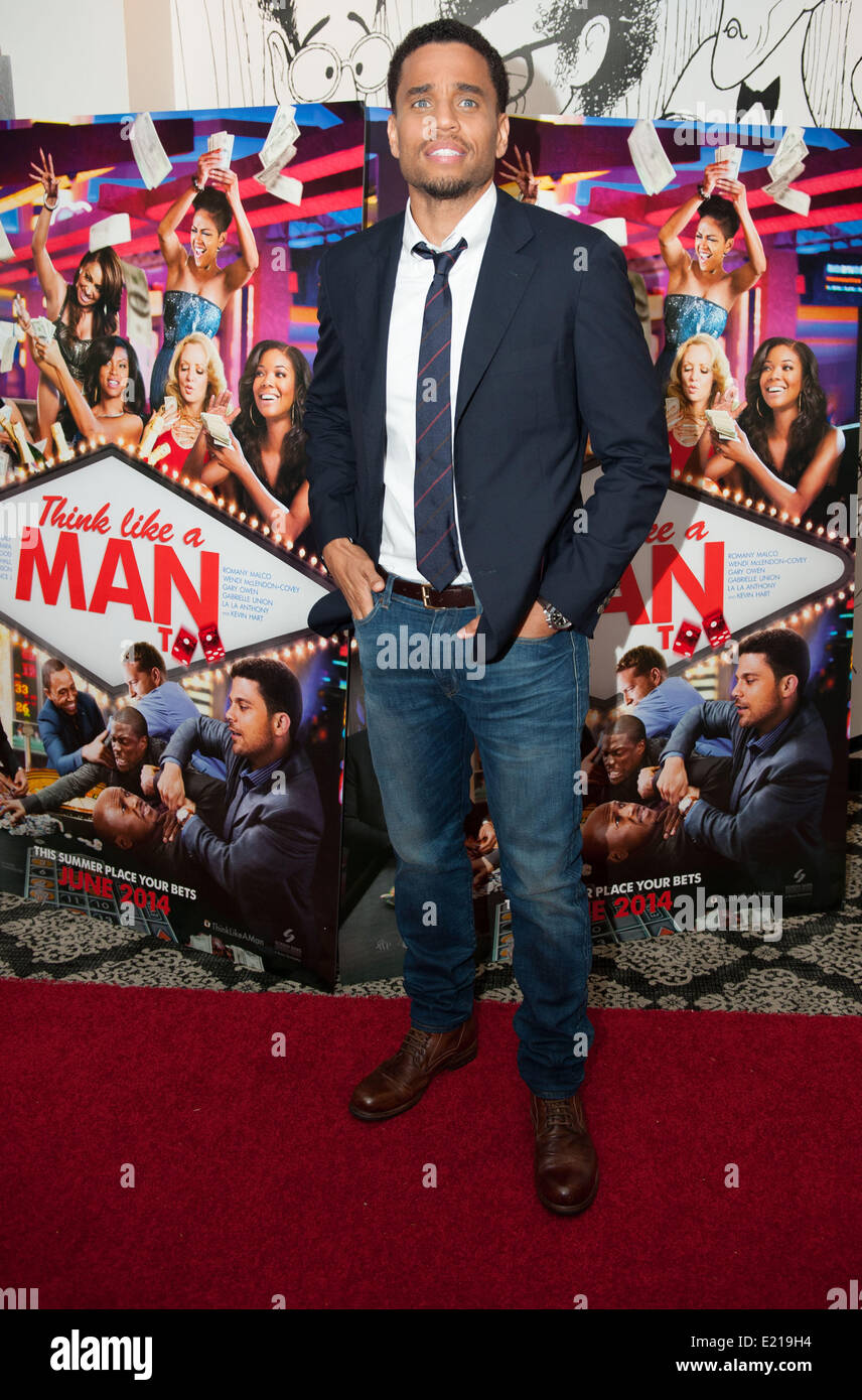 Philadelphia, Pennsylvania, USA. 12th June, 2014. MICHAEL EALY, attends the  Philadelphia movie premiere of 'Think Like A Man Too' which was held at the  historic Prince Theater Credit: Ricky Fitchett/ZUMAPRESS.com/Alamy Live News, image size:856x1390