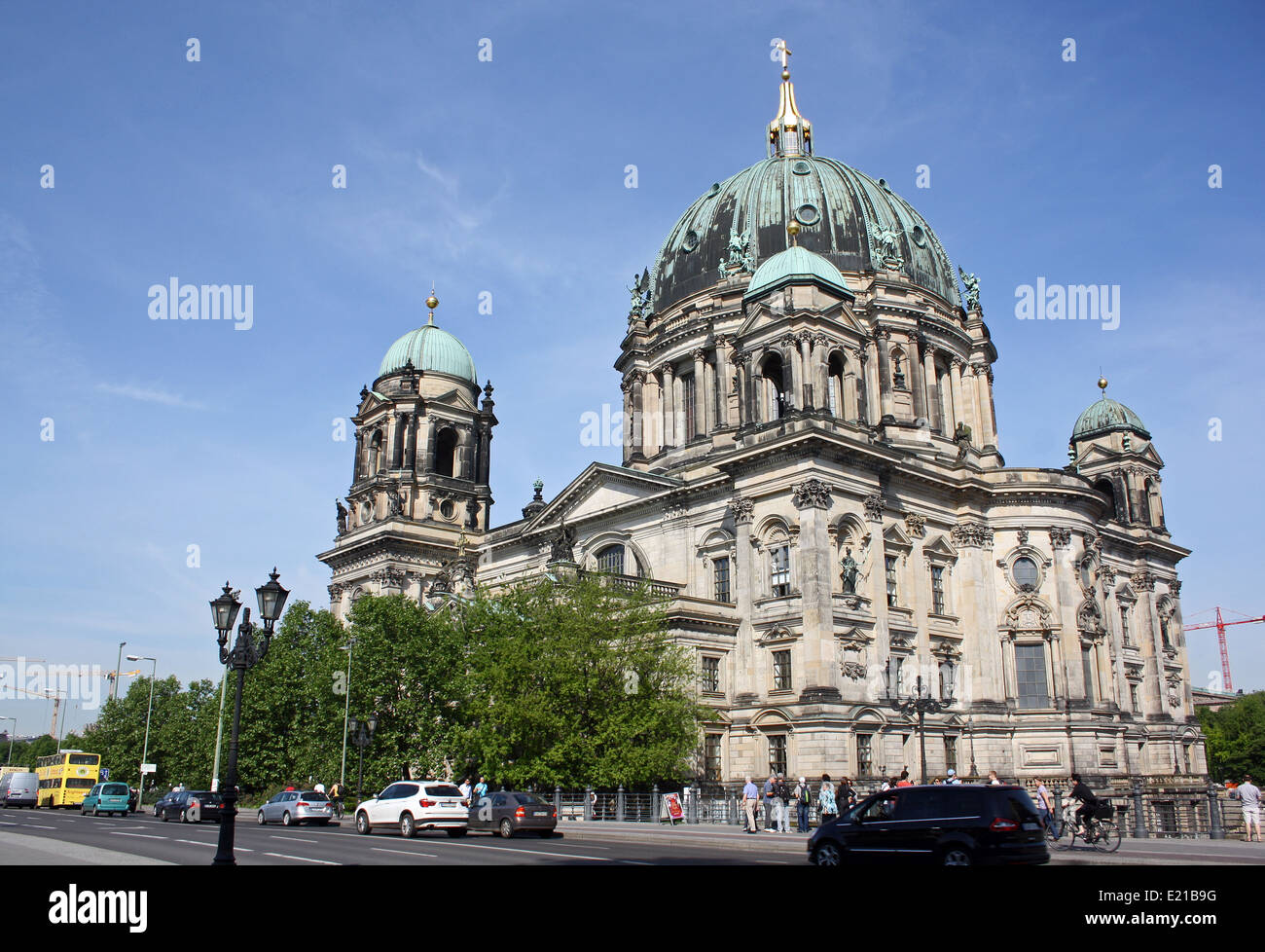 Berlin Protestant Cathedral, Berliner Dom. Stock Photo