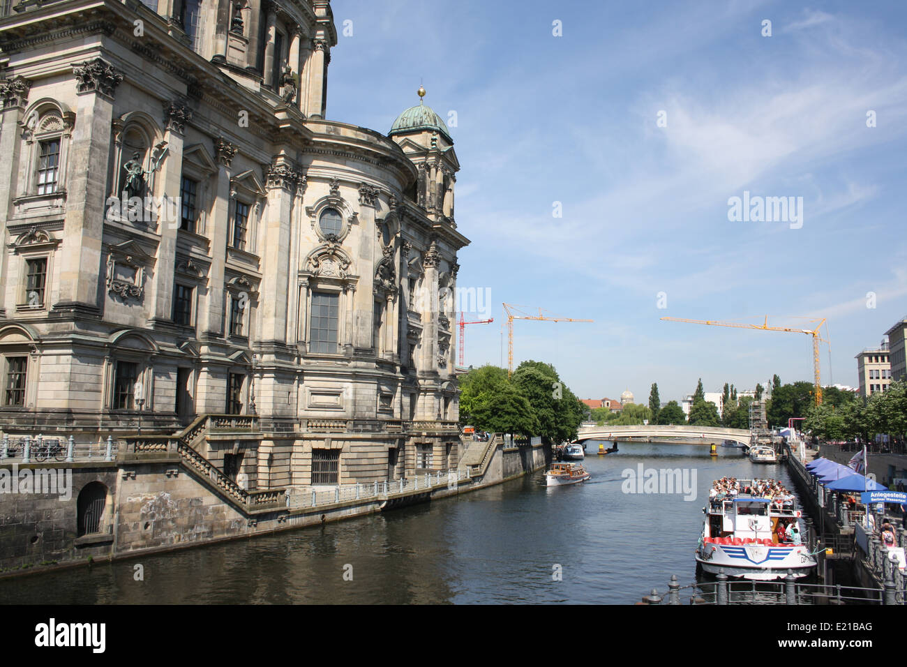 Berlin Protestant Cathedral, Berliner Dom. Stock Photo