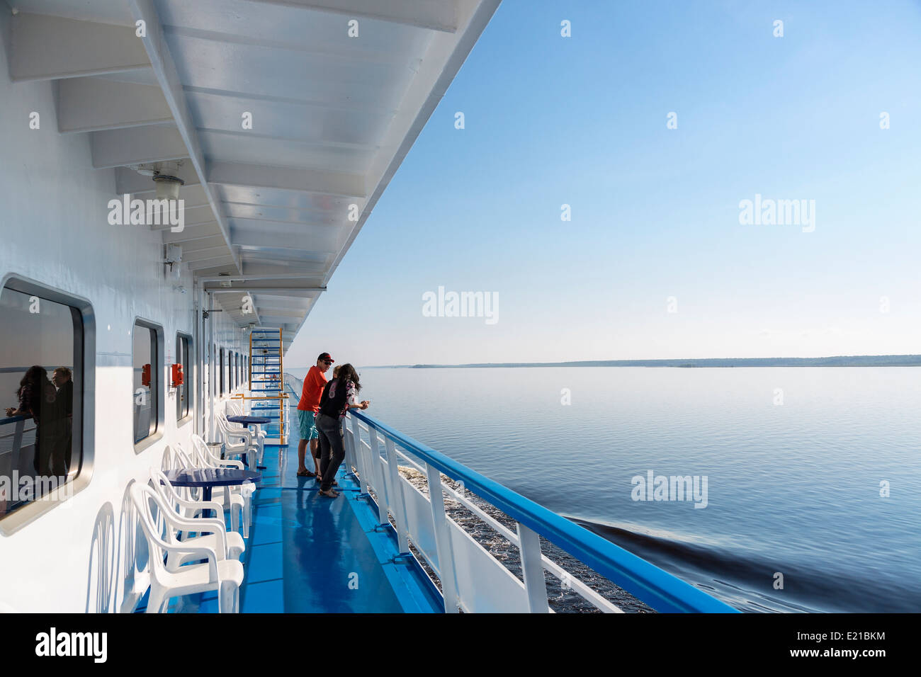 Russia, Cruise on the Volga River Stock Photo