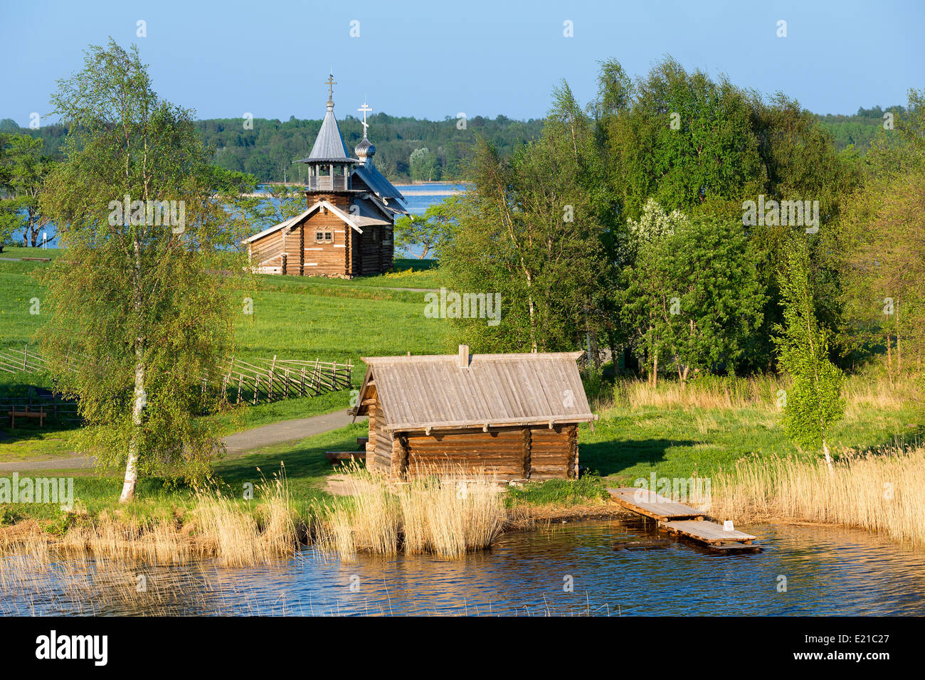 Russia,  Karelia Kizhi Island Stock Photo
