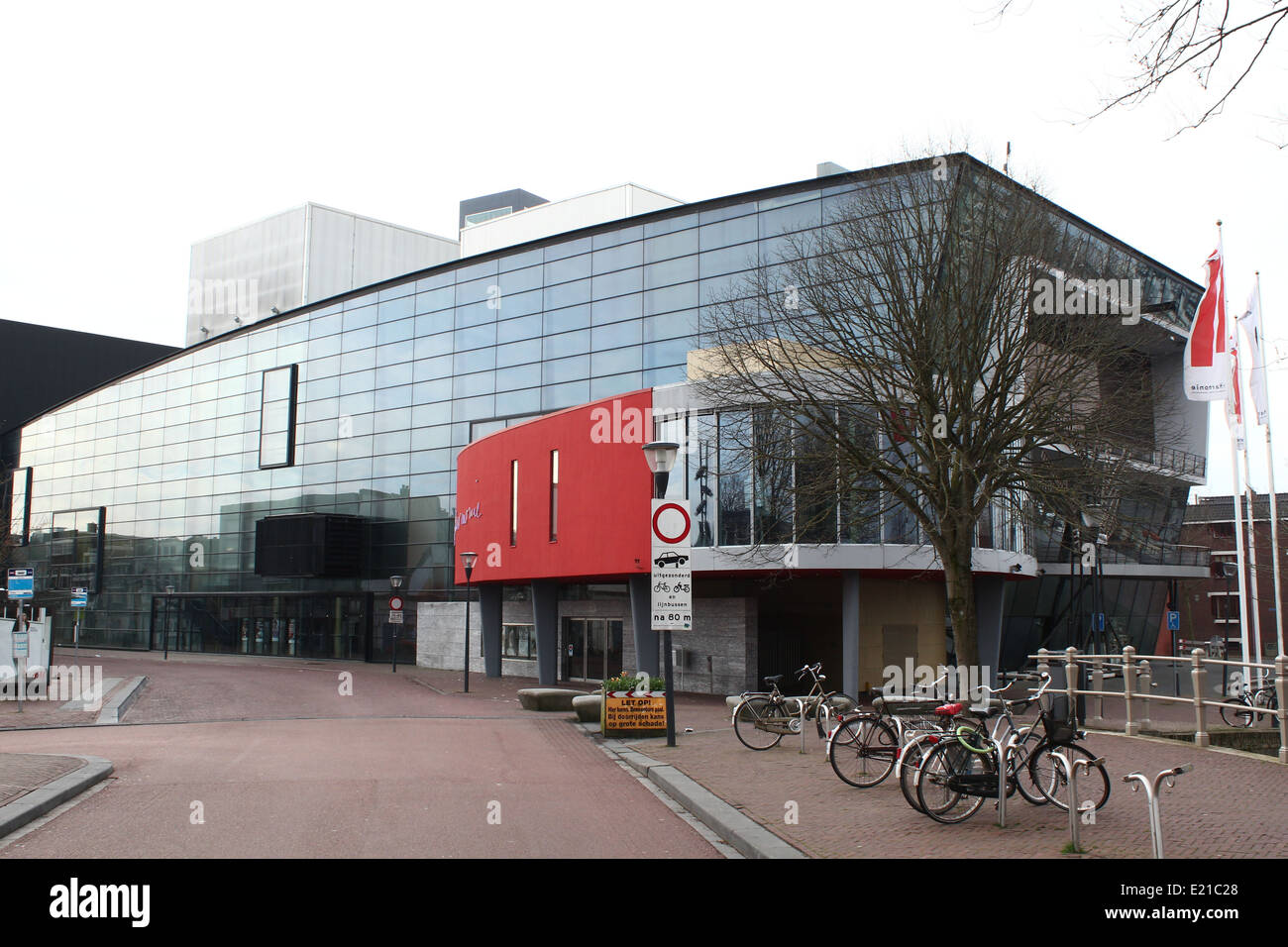 Exterior of 'De Harmonie', large concert-hall and theater in Leeuwarden, capital of Friesland, The Netherlands