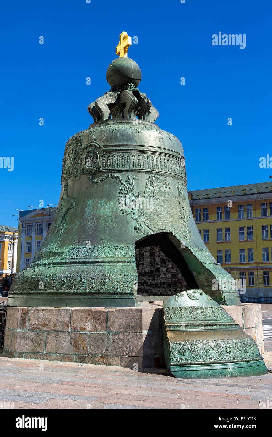 Russia, Moscow, Tsar Bell Stock Photo