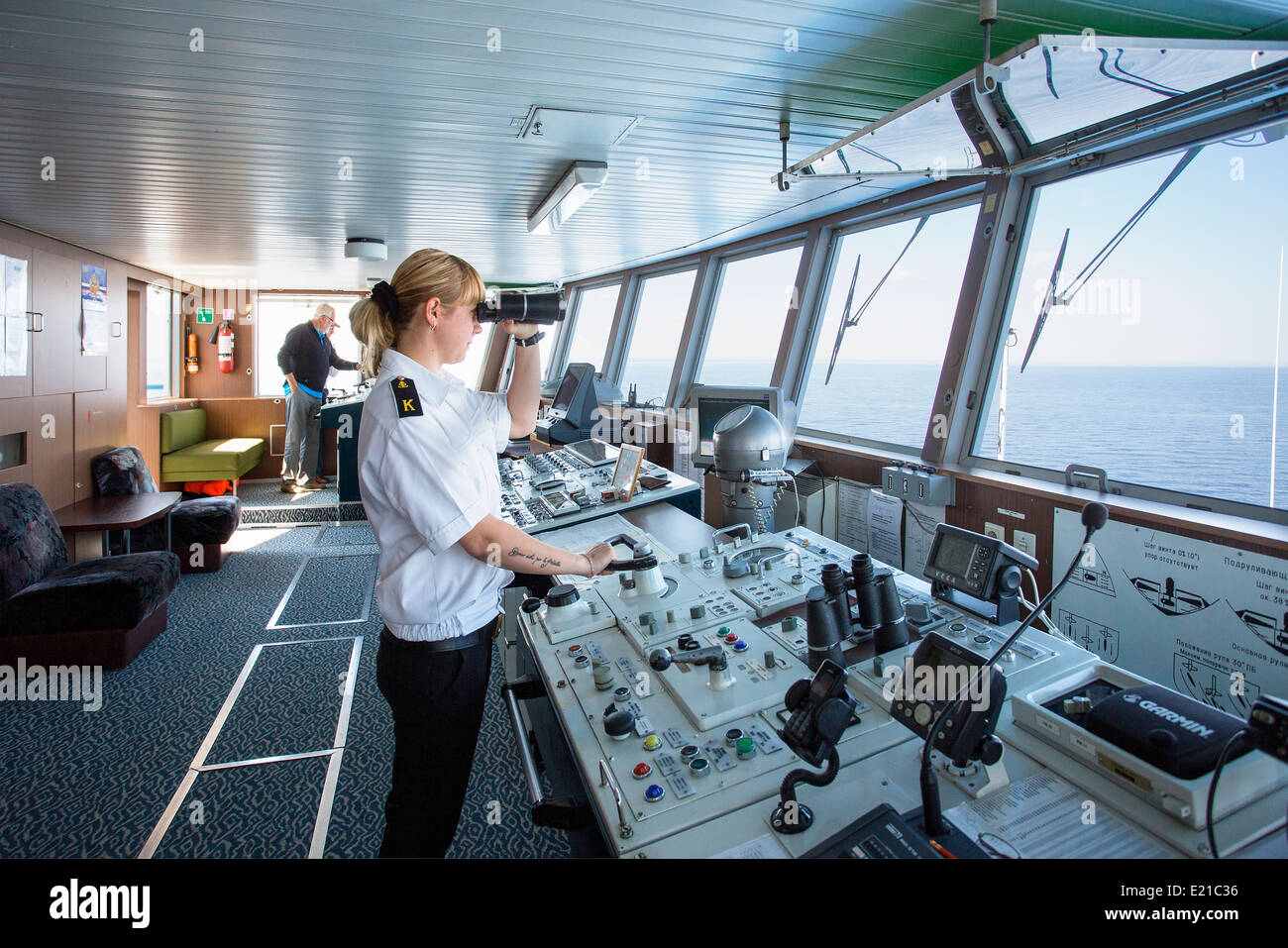 Russia, Cruise on the Volga River Stock Photo