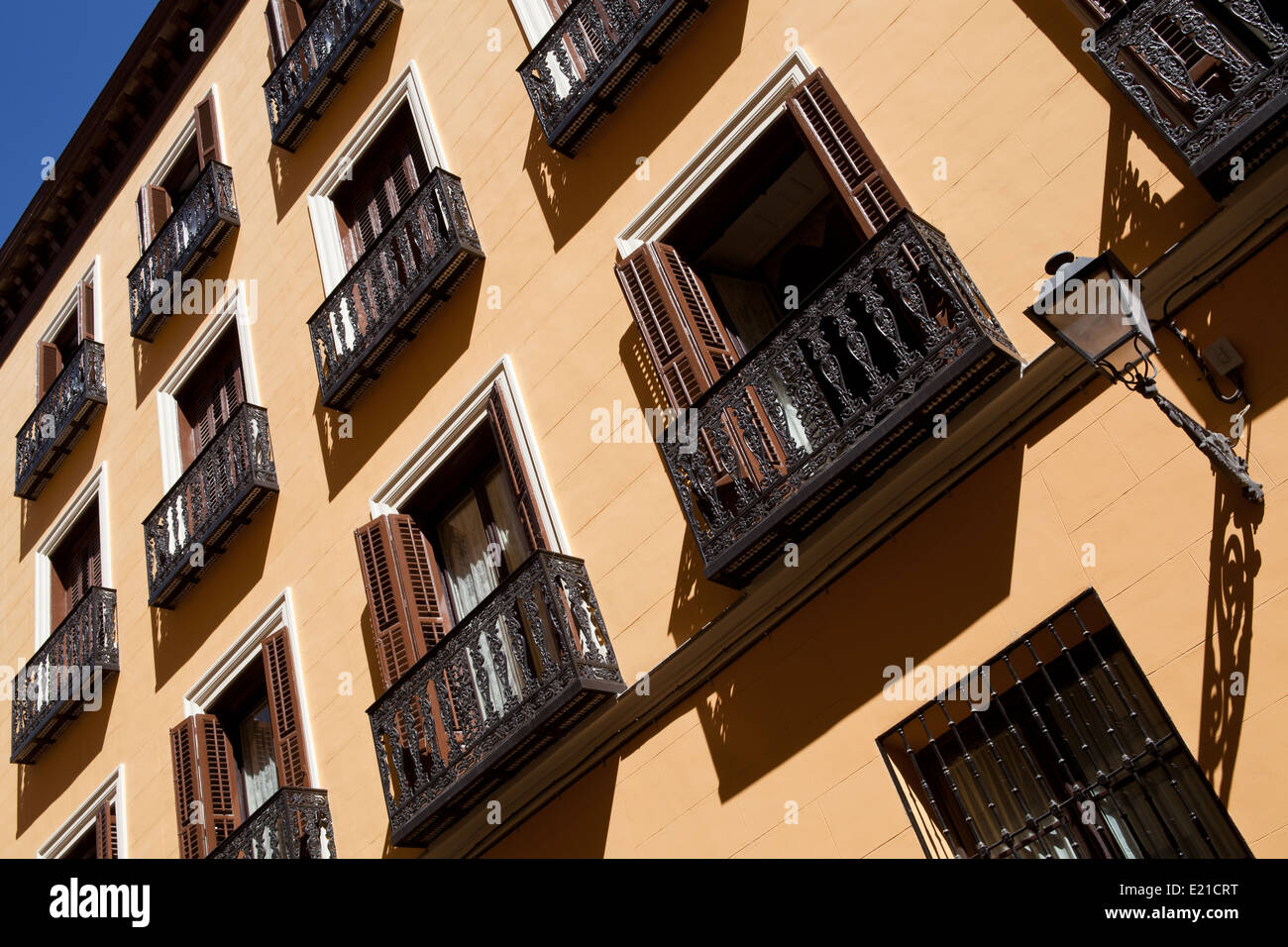 Apartments in the Cheuca district of Madrid Stock Photo