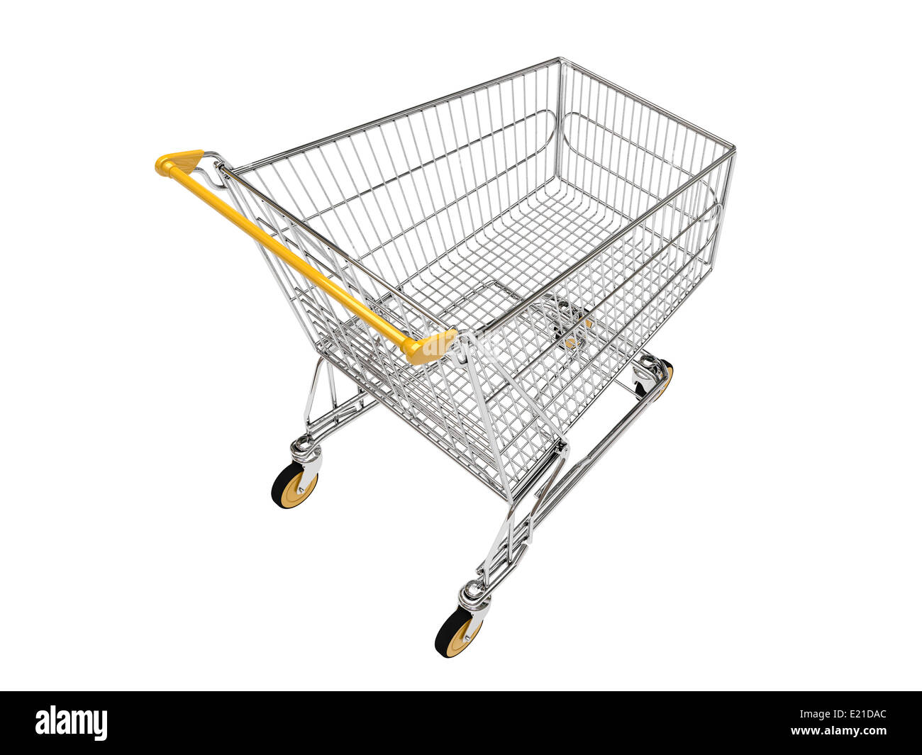 Shopping carts isolated Stock Photo Alamy