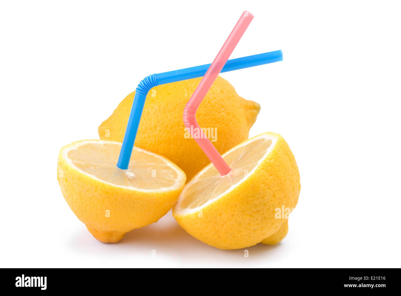 100 percent pure lemon juice Stock Photo Alamy